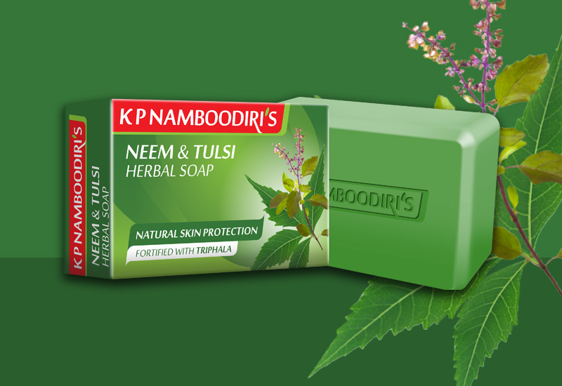 K P Namboodiri's Neem & Tulsi Herbal Soap
