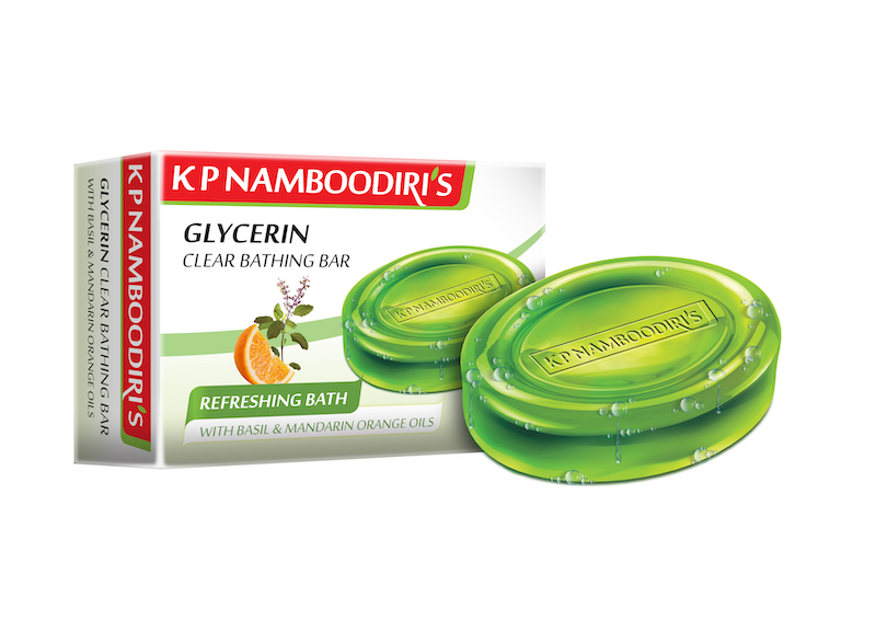 K P Namboodiri's Glycerin Clear Bathing Bar (Refreshing Bath)