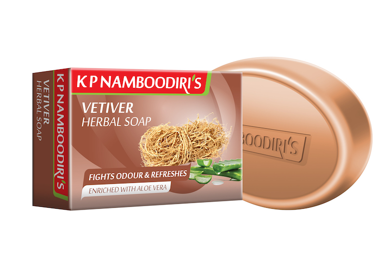 K P Namboodiri's Vetiver Herbal Soap